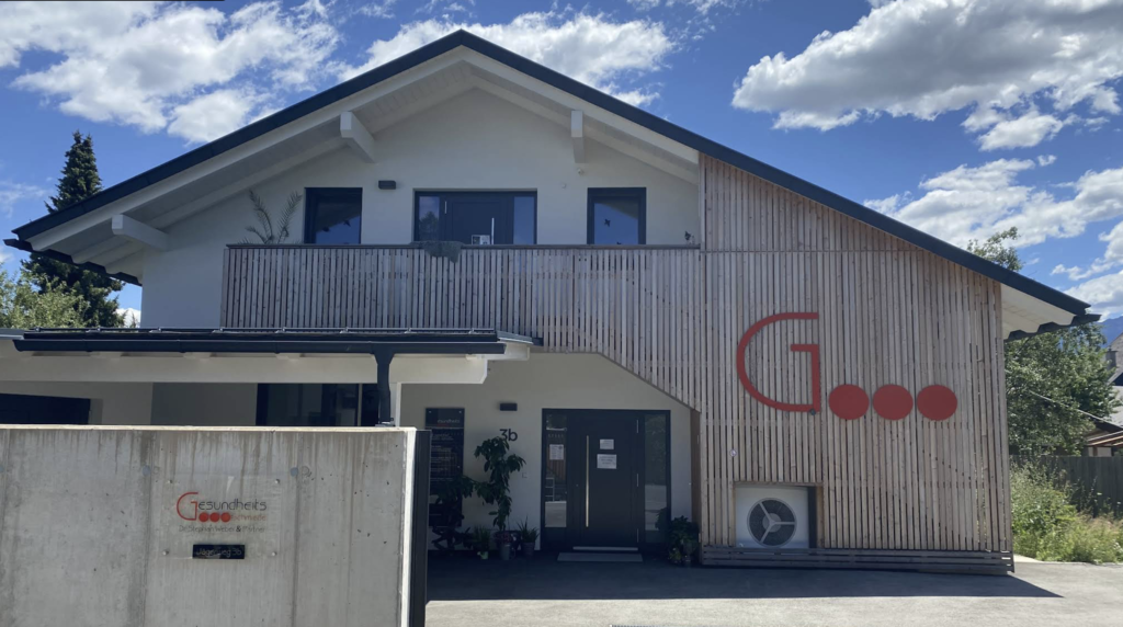 Außenansicht der Gesundheits-Schmiede am Jägerweg 3b in Villach